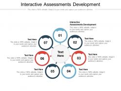 Interactive assessments development ppt powerpoint presentation slides graphic tips cpb