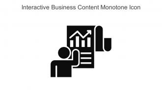 Interactive Business Content Monotone Icon In Powerpoint Pptx Png And Editable Eps Format