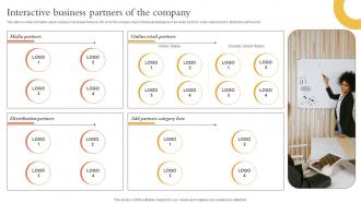 Interactive Business Partners Of The Company Overview Of Startup Funding Sources