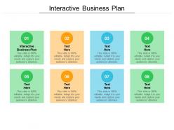 Interactive business plan ppt powerpoint presentation gallery inspiration cpb