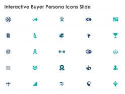 Interactive buyer persona icons slide mind map poerpoint presentation slides
