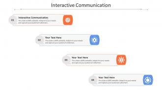 Interactive communication ppt infographic template graphic tips cpb