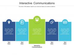 Interactive communications ppt powerpoint presentation model information cpb
