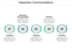 Interactive communications ppt powerpoint presentation pictures slide portrait cpb
