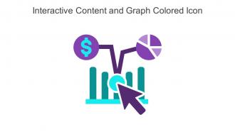 Interactive Content And Graph Colored Icon In Powerpoint Pptx Png And Editable Eps Format