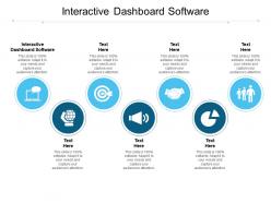 Interactive dashboard software ppt powerpoint presentation portfolio icon cpb