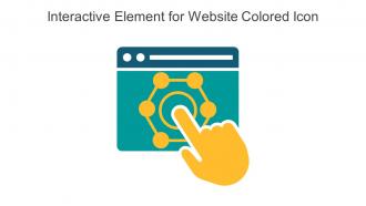 Interactive Element For Website Colored Icon In Powerpoint Pptx Png And Editable Eps Format