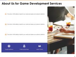 Interactive Game Development For Teenagers Proposal Powerpoint Presentation Slides