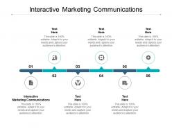 Interactive marketing communications ppt powerpoint presentation styles graphics cpb