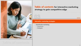 Interactive Marketing Strategy To Gain Competitive Edge Powerpoint Presentation Slides MKT CD V Aesthatic Good