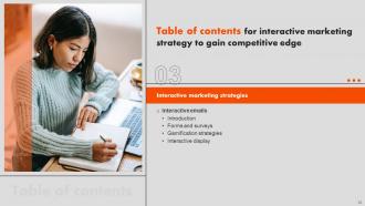 Interactive Marketing Strategy To Gain Competitive Edge Powerpoint Presentation Slides MKT CD V Idea Unique