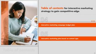 Interactive Marketing Strategy To Gain Competitive Edge Powerpoint Presentation Slides MKT CD V Interactive Unique