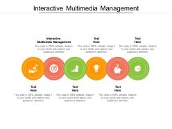 Interactive multimedia management ppt powerpoint presentation layouts guide cpb