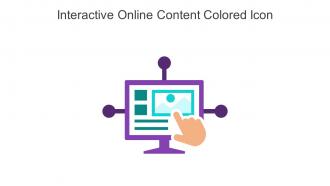 Interactive Online Content Colored Icon In Powerpoint Pptx Png And Editable Eps Format