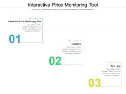 Interactive price monitoring tool ppt show graphics download cpb