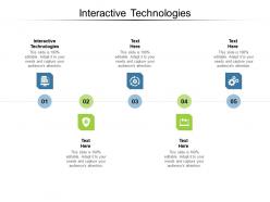 Interactive technologies ppt powerpoint presentation professional aids cpb