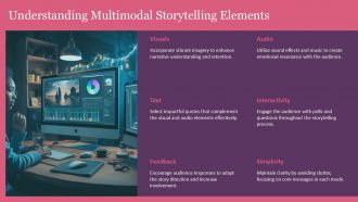 Interactivity And Audience Engagement Through Multimodal Storytelling PPT Outline ACP Colorful Adaptable