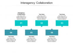 Interagency collaboration ppt powerpoint presentation show inspiration cpb