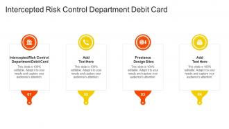 Intercepted Risk Control Department Debit Card In Powerpoint And Google Slides Cpb