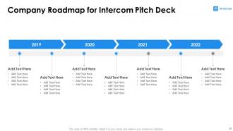Intercom company investor funding pitch deck ppt template