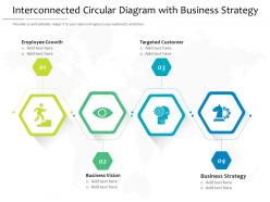 Interconnected Circular Diagram With Business Strategy