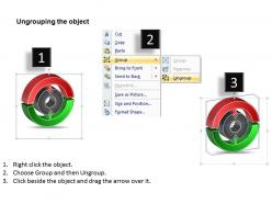 Interconnected circular process flow diagrams 2 stages templates ppt presentation slides 812
