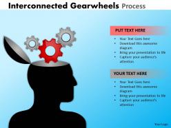 Interconnected gearwheels process 23