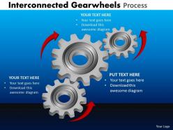 Interconnected gearwheels process 5