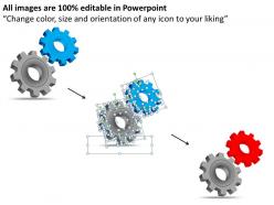 Interconnected gearwheels process