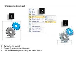 78775563 style variety 1 gears 2 piece powerpoint presentation diagram infographic slide