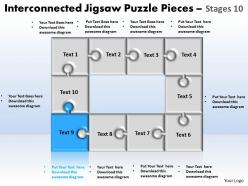 20140457 style puzzles matrix 1 piece powerpoint presentation diagram infographic slide