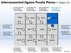 5960503 style puzzles matrix 1 piece powerpoint presentation diagram infographic slide