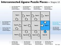 5960503 style puzzles matrix 1 piece powerpoint presentation diagram infographic slide