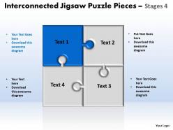 52125861 style puzzles matrix 1 piece powerpoint presentation diagram infographic slide