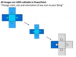 38590191 style puzzles matrix 1 piece powerpoint presentation diagram infographic slide