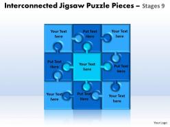 56216275 style puzzles matrix 1 piece powerpoint presentation diagram infographic slide