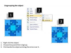 56216275 style puzzles matrix 1 piece powerpoint presentation diagram infographic slide