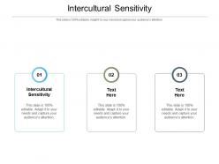 Intercultural sensitivity ppt powerpoint presentation microsoft cpb