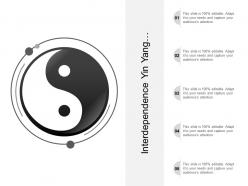 Interdependence Yin Yang Image With Text Boxes