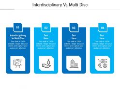 Interdisciplinary vs multi disc ppt powerpoint presentation icon picture cpb