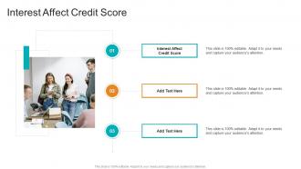 Interest Affect Credit Score In Powerpoint And Google Slides Cpb