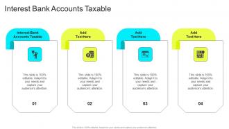 Interest Bank Accounts Taxable In Powerpoint And Google Slides Cpb