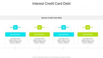Interest Credit Card Debt In Powerpoint And Google Slides Cpb