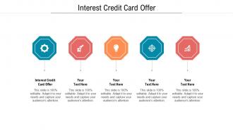 Interest credit card offer ppt powerpoint presentation pictures maker cpb
