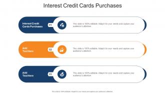 Interest Credit Cards Purchases In Powerpoint And Google Slides Cpb
