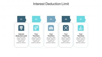 Interest deduction limit ppt powerpoint presentation professional layout cpb