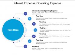 Interest expense operating expense ppt powerpoint presentation example cpb