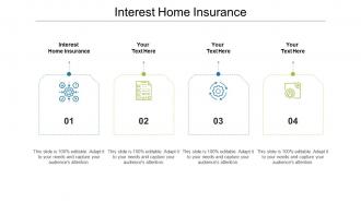 Interest home insurance ppt powerpoint presentation gallery portrait cpb