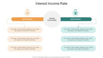 Interest Income Rate In Powerpoint And Google Slides Cpb