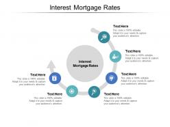 Interest mortgage rates ppt powerpoint presentation gallery templates cpb